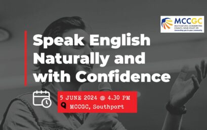 5 June 2024: Speak English Naturally and With Confidence Workshop